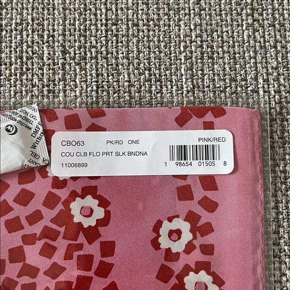 Coach Country Club Floral Print Silk Bandana - Picture 3 of 7